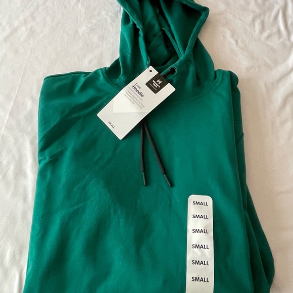 NWT Member’s Mark Green Luxe Hoodie, Sz S - Picture 2 of 4